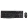 LOGITECH MK120 Corded Combo - BLACK - USB - BGR