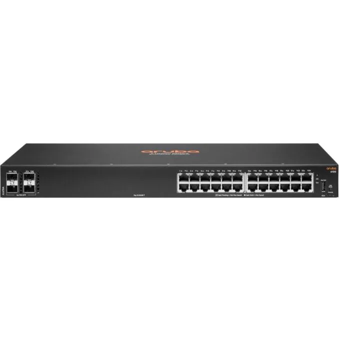 HPE Aruba Networking CX 6100 24G 4SFP+ Switch — image 1