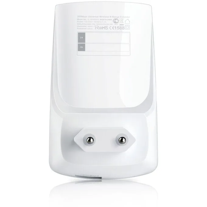 300Mbps Universal Wireless N Range Extender,Wall Mount, 2.4GHz, 300Mbps, 802.11b/g/n internal antennas Range Extender Button — image 5