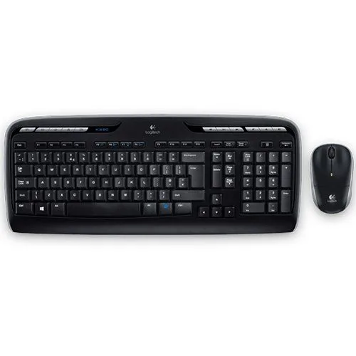 LOGITECH MK330 Wireless Combo - BLACK - GREEK — image 1