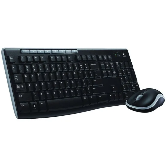 LOGITECH MK270 Wireless Combo - BLACK - GREEK — image 1