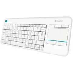 LOGITECH K400 Plus Wireless Touch Keyboard - WHITE - US INT'L