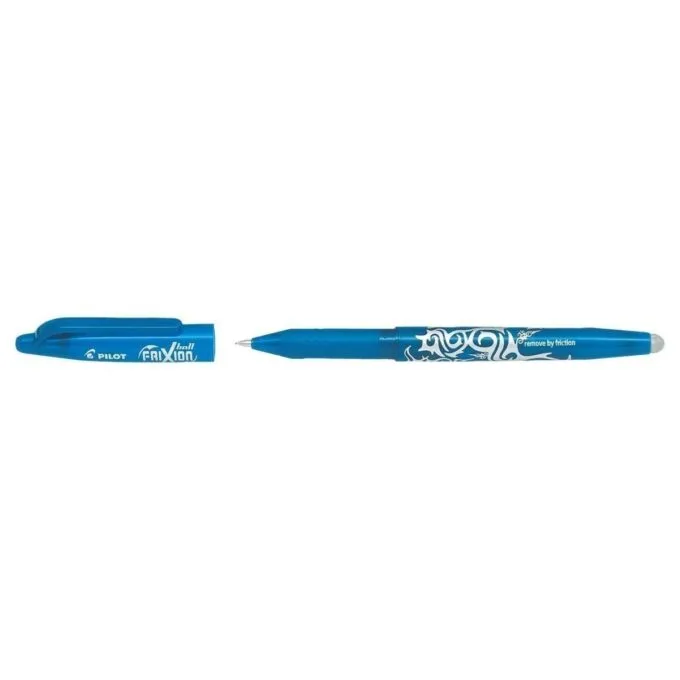 PILOT FRIXION BALL - GEL INK ROLLER - LIGHT BLUE - MEDIUM TIP (0.7MM) — image 1