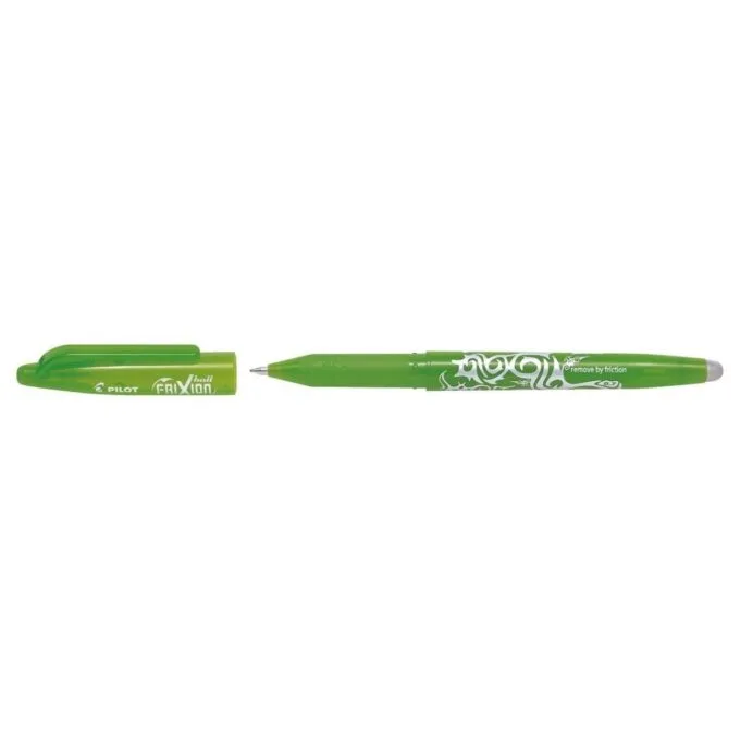 PILOT FRIXION BALL - GEL INK ROLLER - LIME GREEN - MEDIUM TIP (0.7MM) — image 1