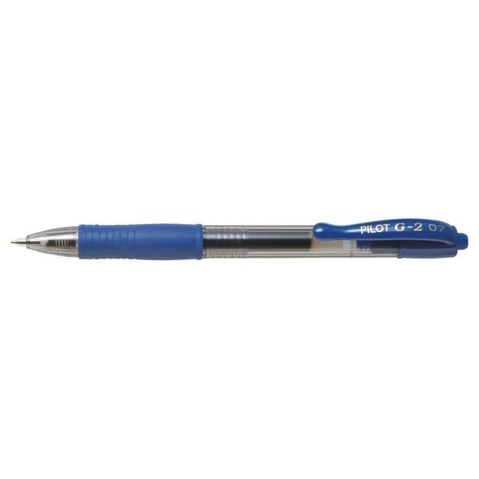 PILOT G-2 - GEL INK ROLLER - BLUE - MEDIUM TIP (0.7MM) — image 1