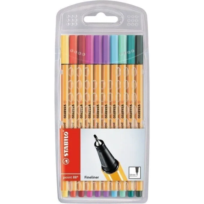 STABILO POINT 88 WALLET OF 10 PCS — image 1