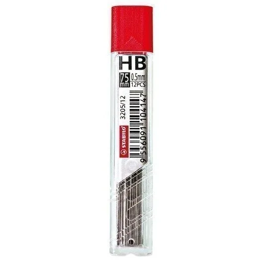 STABILO MECHANICAL PENCIL LEADS 0.5MM HB — image 1