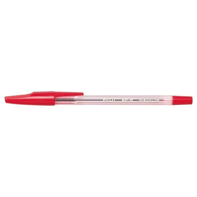 PILOT BALL POINT PEN MED. RED — image 1