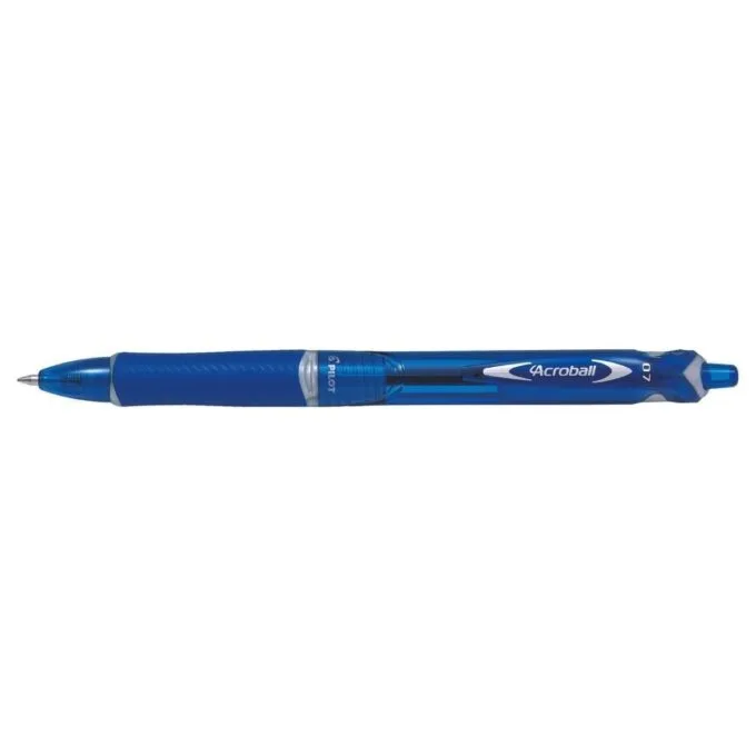 PILOT ACROBALL BALL POINT PEN FINE BLUE — image 1
