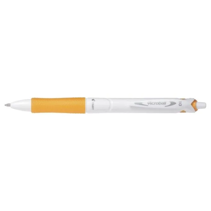 PILOT ACROBALL PURE WHITE POINT PEN MEDIUM ORANGE — image 1