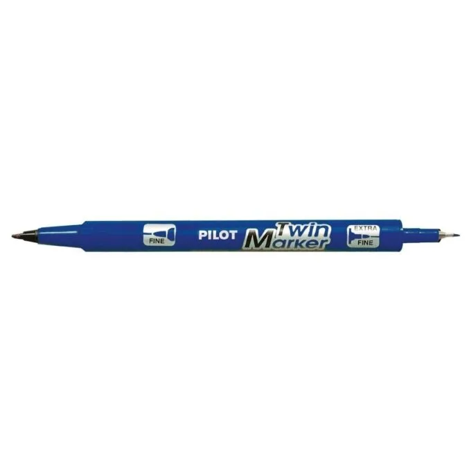 PILOT TWIN MARKER EXTRA FINE / FINE TIP BLUE BEGREEN — image 1