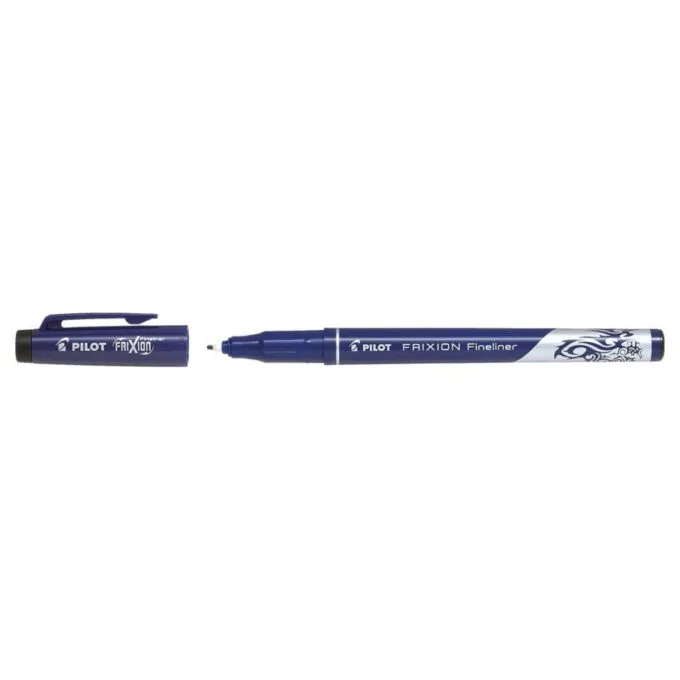 PILOT FRIXION FINELINER - FINELINER MARKER PEN - BLACK - FINE TIP — image 1