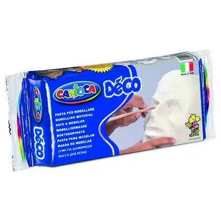 CARIOCA ART DECO MODELLING WHITE CLAY 500GR — image 1