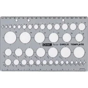 COX CIRCLE TEMPLATE — image 1