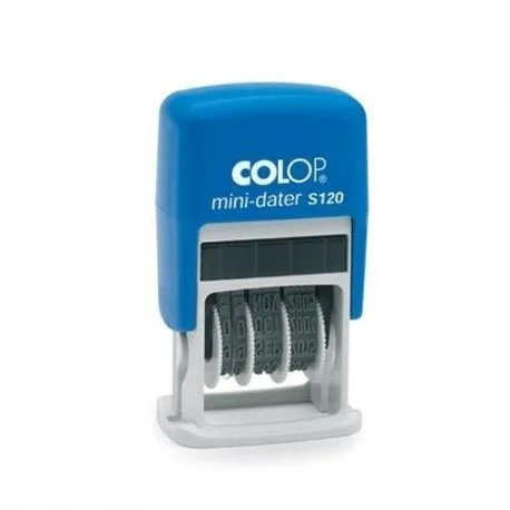 COLOP S 120 DATER D04 BLUE/ BLUE — image 1