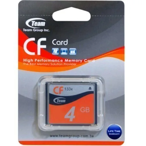 TEAM COMPACT FLASH 4GB 133X — image 1
