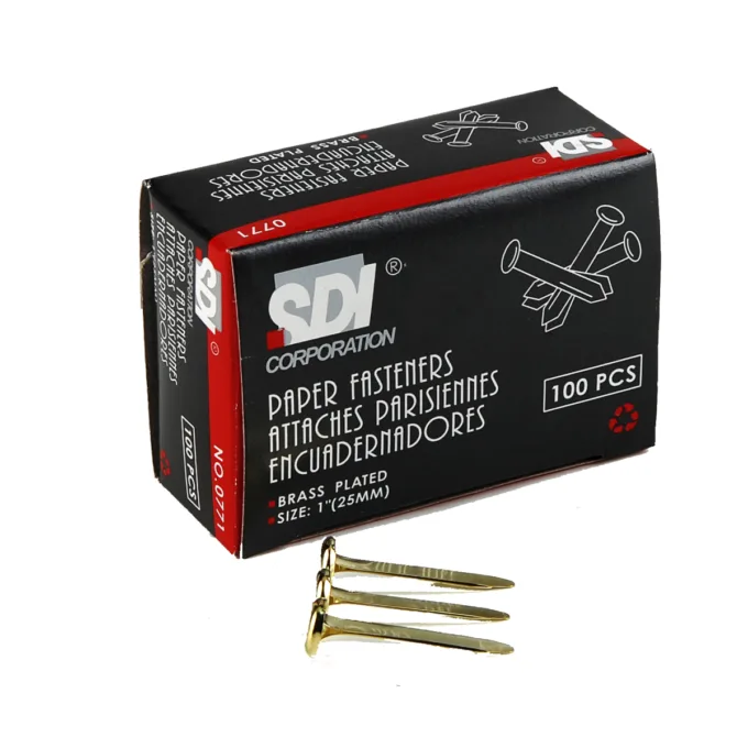 SDI PAPER FASTENER 1 100 PCS BOX — image 1