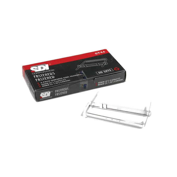 SDI PAPER FASTENERS 50 PCS BOX — image 1