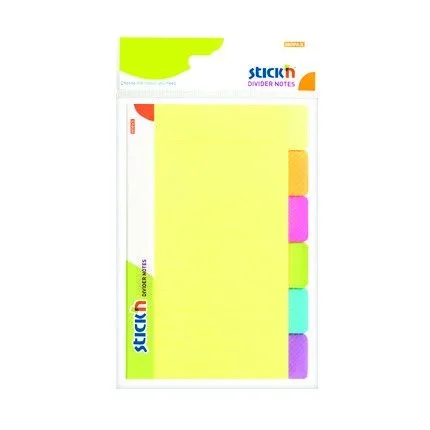 STICK N DIVIDER NOTE 148.4X97.6MM 6 X 60 SHEETS PAD — image 1