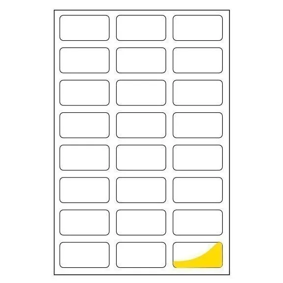 MARKIN LABEL A4 64X34MM 100 SHEETS BOX — image 1