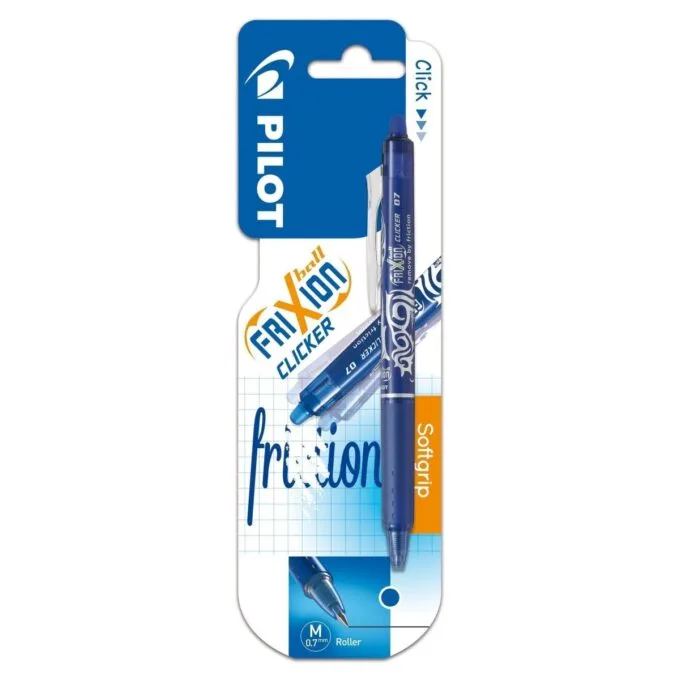 PILOT BLISTER FRIXION CLICKER - MEDIUM - 0.7 BLUE — image 1