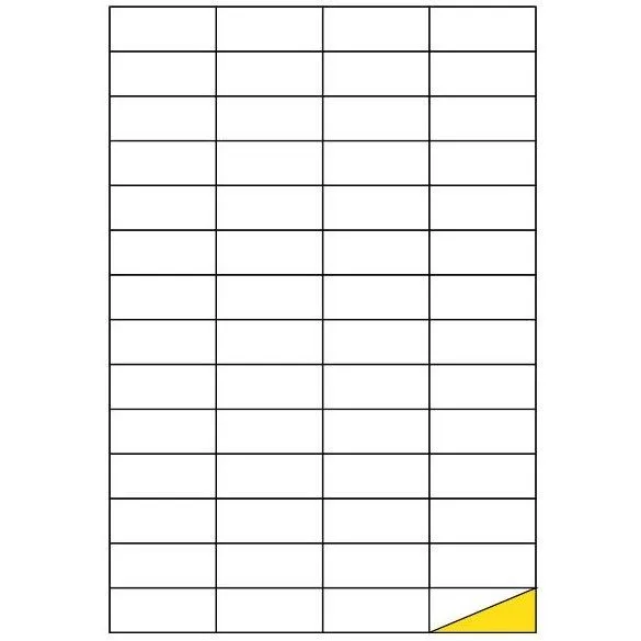 MARKIN LABEL A4 52.5X21.17MM 100 SHEETS BOX — image 1