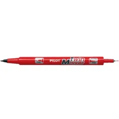 PILOT TWIN MARKER EXTRA FINE / FINE TIP RED