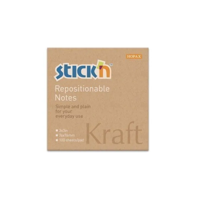 STICK N KRAFT NOTES 76X76MM — image 1