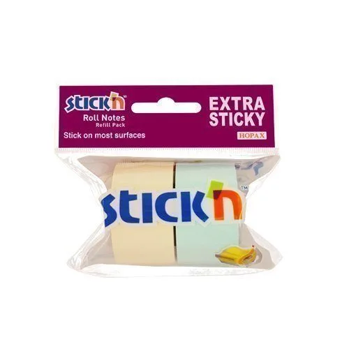 STICK N ROLL NOTES REFILL 50MMX10M YLW&BLUE — image 1