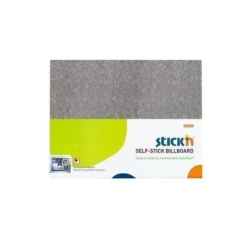 STICK N INFOBOARD 46X50MM GREY — image 1