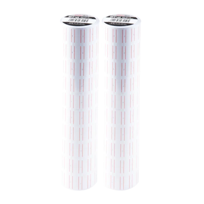 DELI 1-LINE PRICE LABEL GUN LABEL REFILL (10 CURL/ROLL, SHRINK ROLL) — image 1
