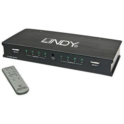 LINDY 4x2 HDMI TRUE MATRIX, 1080P — image 1