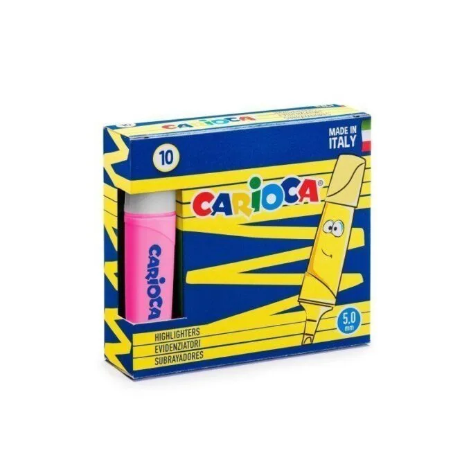 CARIOCA HIGHLIGHTER RED - TIP 5.5MM — image 1