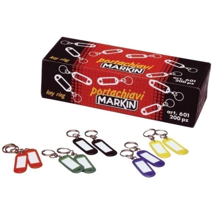MARKIN KEY RINGS WITH SWIVEL 200 PCS BOX — image 1