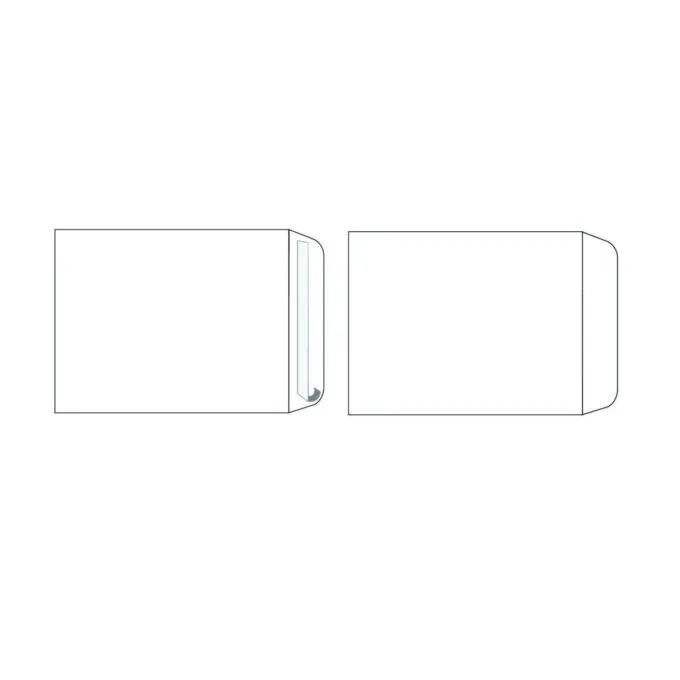 WHITE ENV .P & S 250X176MM 100 GSM 500 PCS BOX — image 1