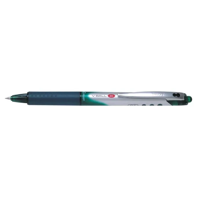 PILOT V BALL RT ROLL PEN 0.7MM GREEN — image 1