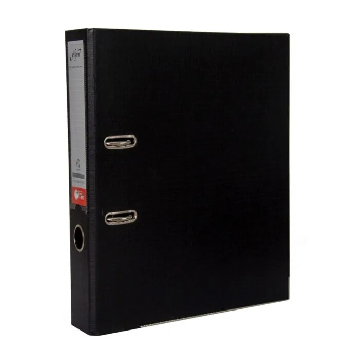 ELFEN FILE PLASTIC SUPER STRONG A4 55MM BLACK 0001 — image 1