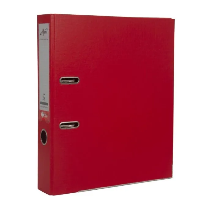 ELFEN FILE PLASTIC SUPER STRONG A4 55MM RED 0101 — image 1