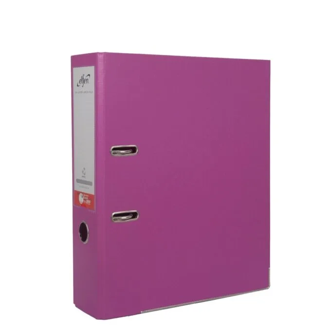 ELFEN FILE PLASTIC SUPER STRONG A4 75MM PINK 0601 — image 1