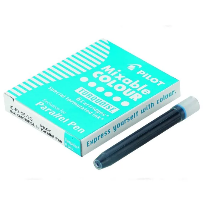PILOT SET OF 6 CARTRIDGES FOR PARALLEL PEN - LIGHT BLUE — image 1