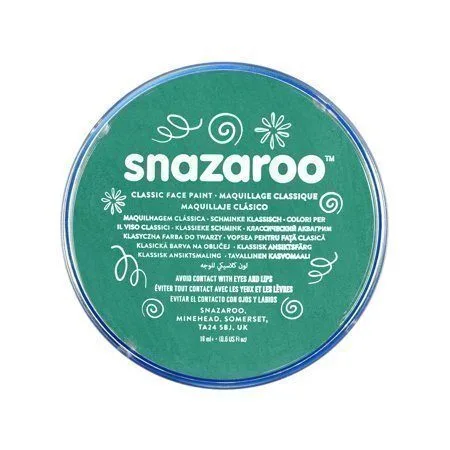 SNAZAROO CLASSIC FACE PAINT 18ML POT TEAL — image 1