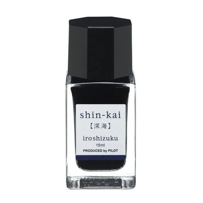 IROSHIZUKU INK - 1 BOTTLE 15 ML BLUE SHIN-KAI - IN BOX — image 1