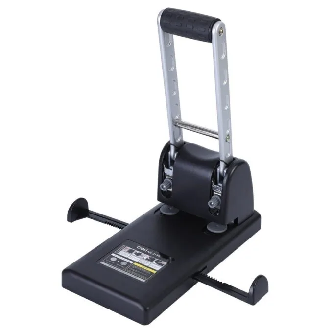 DELI HEAVY-DUTY PUNCH 100 SHEETS BLACK — image 1