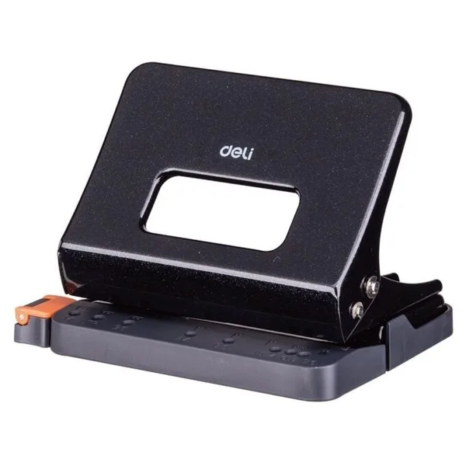 DELI EFFORTLESS METAL PUNCH 15 SHEETS BLACK — image 1