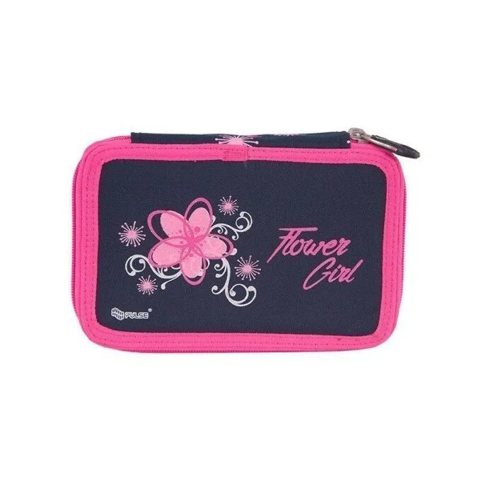 DOUBLE PENCIL CASE ANATOMIC FLOWER GIRL — image 1