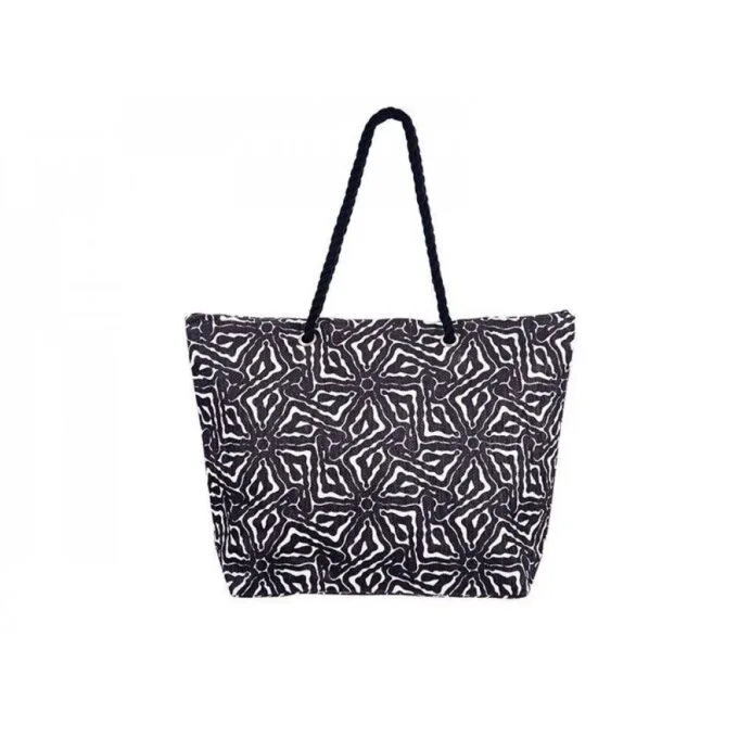 BEACH BAG MARRAKECH BLACK — image 1