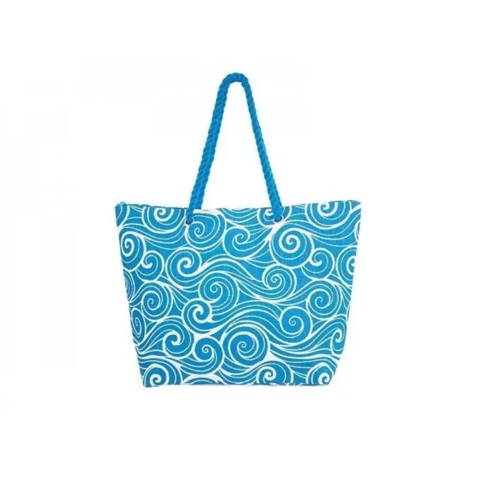 BEACH BAG MARRAKECH LIGHT BLUE — image 1