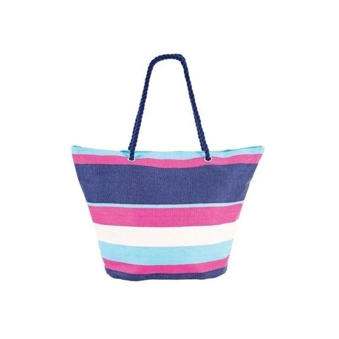 BEACH BAG RAMSAR BLUE-PINK — image 1