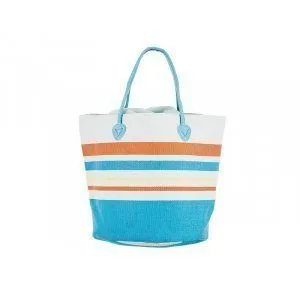 BEACH BAG AIYA NAPA LIGHT BLUE — image 1