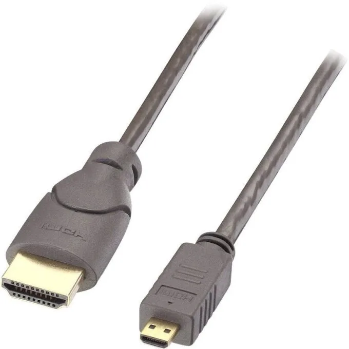 LINDY MICRO HDMI/HDMI CABLES 0.5M — image 1